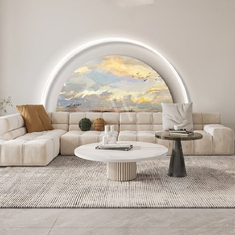 Portrait of the Sun Modern LED Wall Art