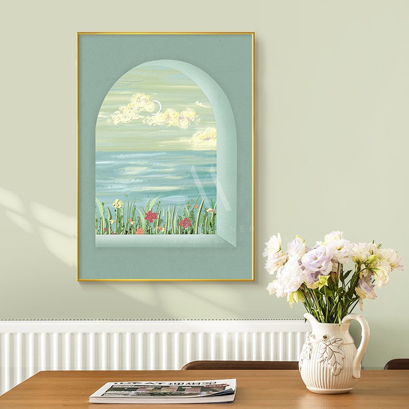 Pastoral View Modern Wall Art
