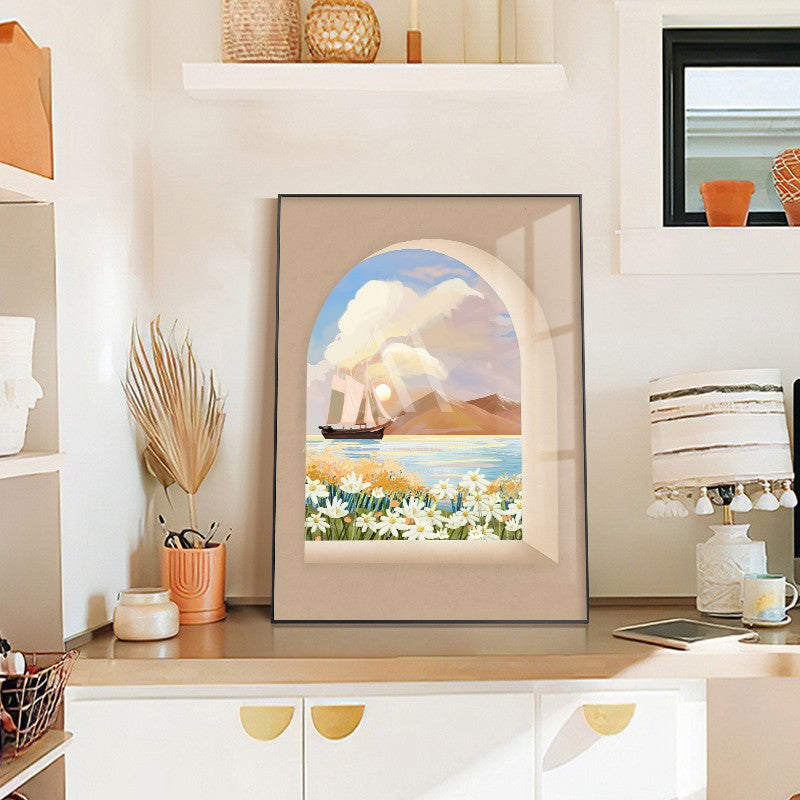 Pastoral View Modern Wall Art