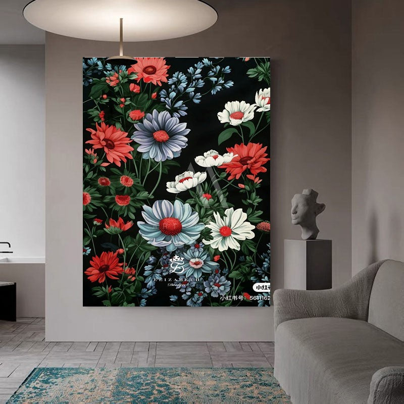 Love and the Forest Modern Floral Wall Art