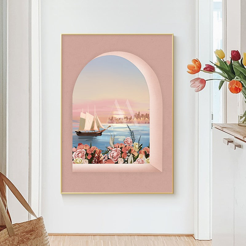 Pastoral View Modern Wall Art