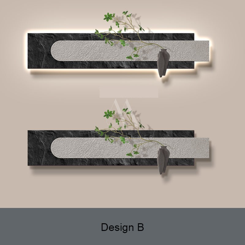 Moonlight Stroll Modern 3D LED Wall Art