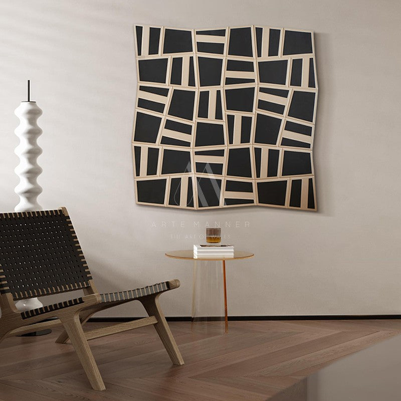 Geometric Affair Modern 3D Wall Art