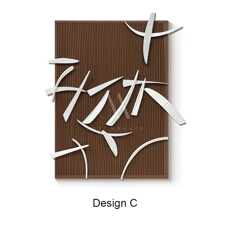 Tsuki Abstract 3D Wall Art