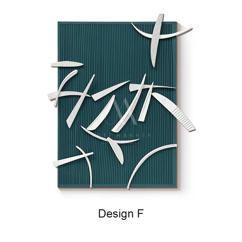 Tsuki Abstract 3D Wall Art