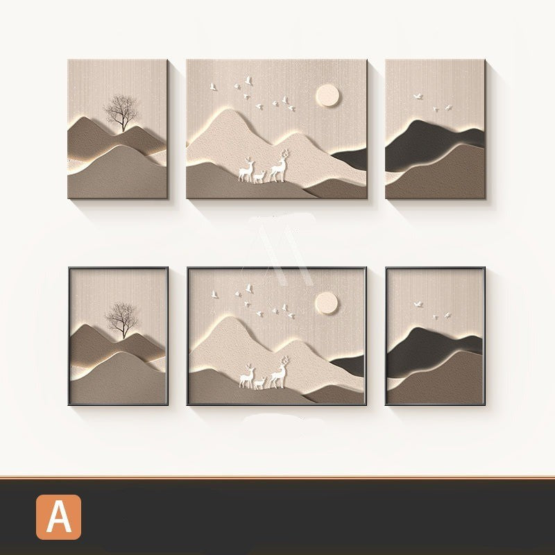 Grey Divide Modern 3D Wall Art (Set of 3)