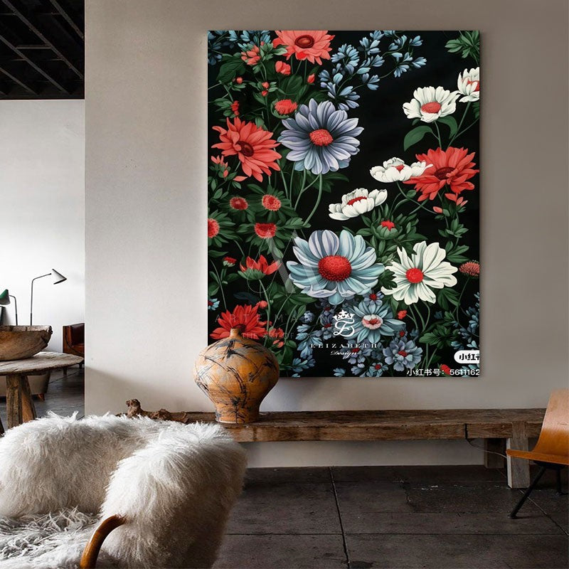 Love and the Forest Modern Floral Wall Art