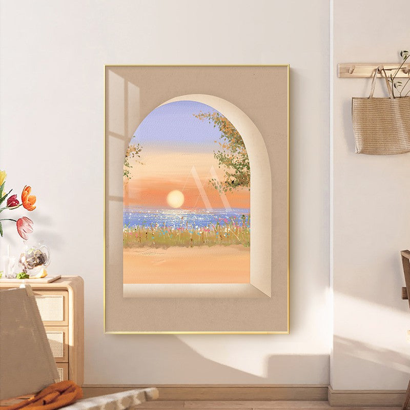 Pastoral View Modern Wall Art