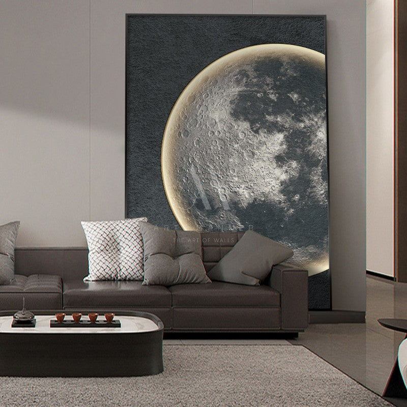 Moonscape 3D LED Wall Art