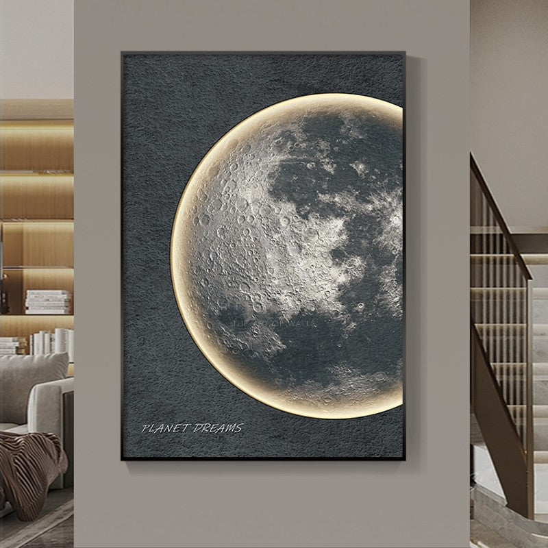 Moonscape 3D LED Wall Art