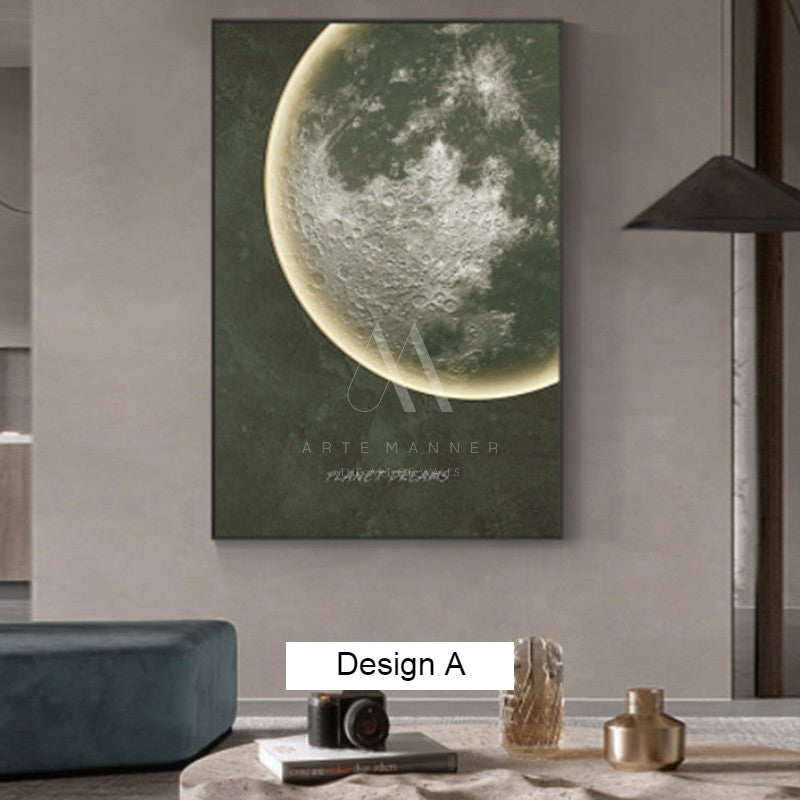 Moonscape 3D LED Wall Art