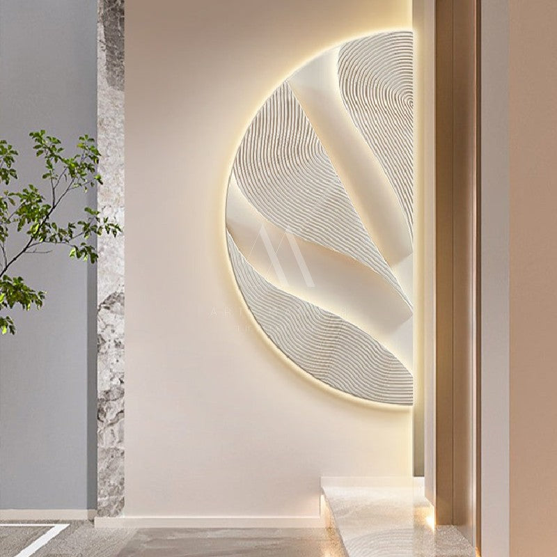 Love and the Mountain Modern 3D LED Wall Art