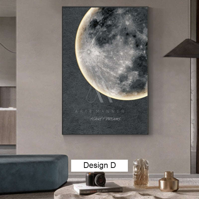 Moonscape 3D LED Wall Art