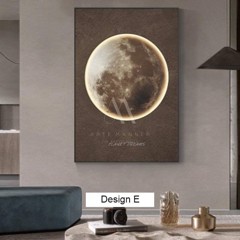 Moonscape 3D LED Wall Art