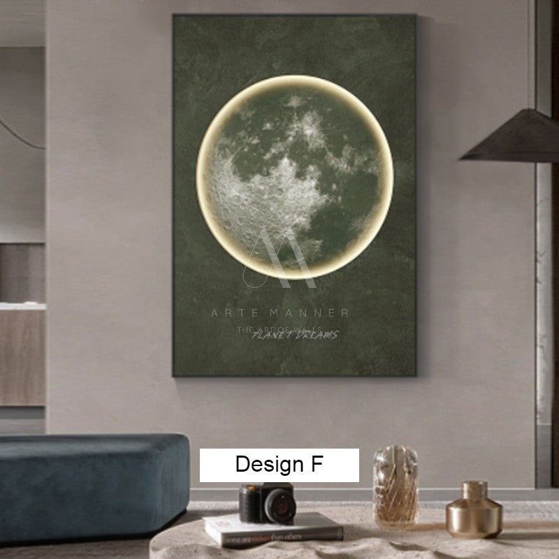 Moonscape 3D LED Wall Art