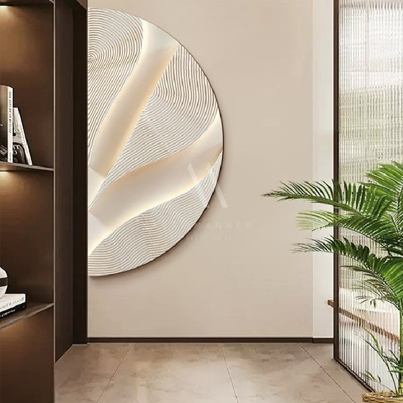 Love and the Mountain Modern 3D LED Wall Art