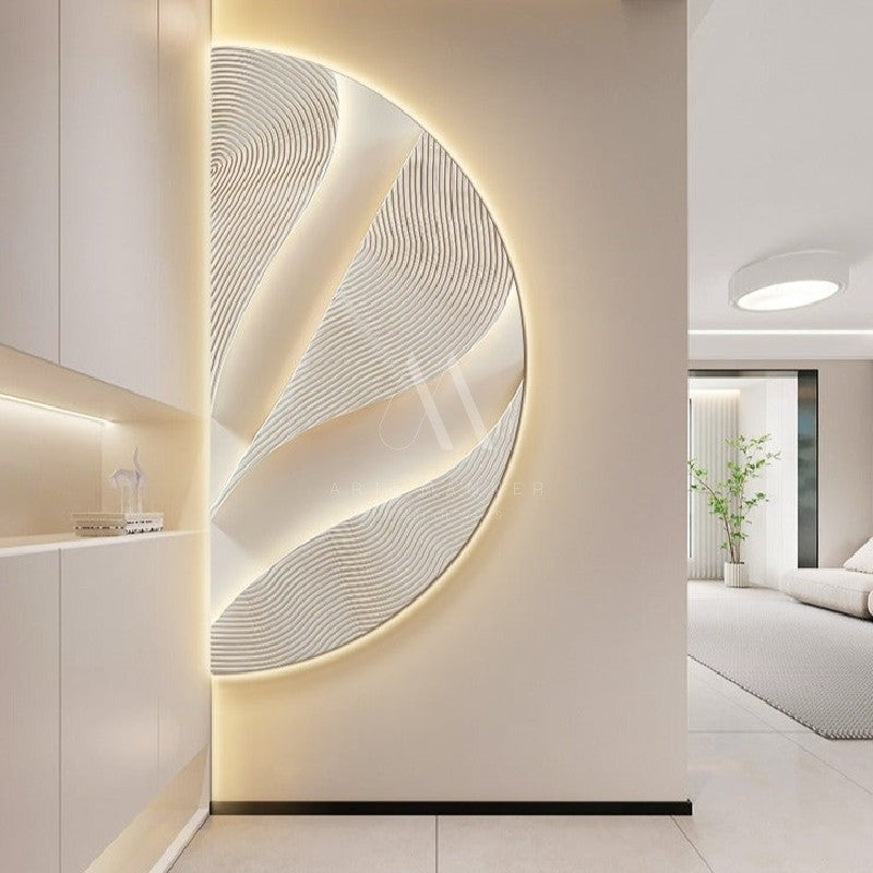 Love and the Mountain Modern 3D LED Wall Art