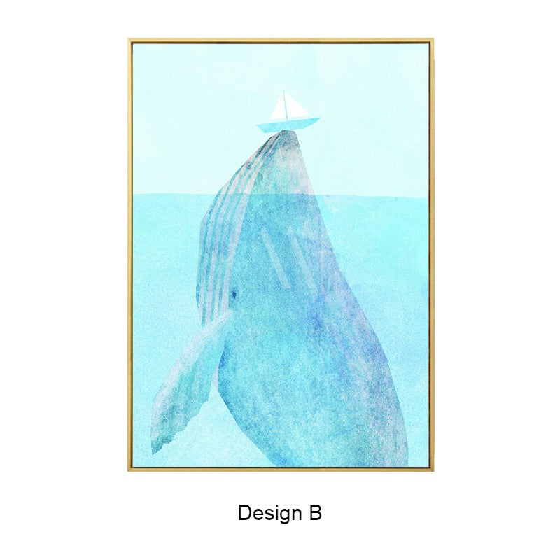 Blue Soul Modern Wall Art