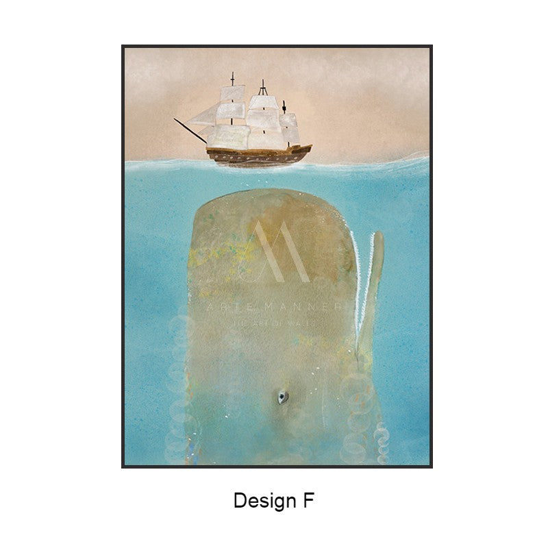 Blue Soul Modern Wall Art