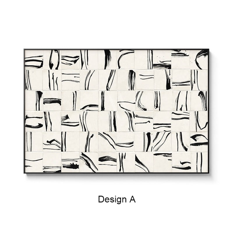 Broken Dialogue Minimalist Abstract Wall Art