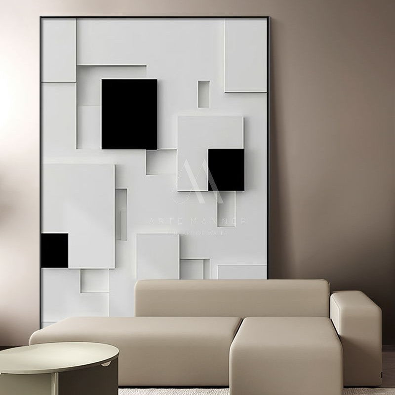 Lone Cloud Modern Abstract Wall Art