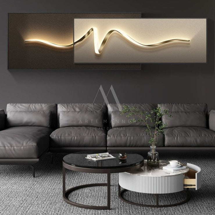 Cellophane Modern LED Wall Art