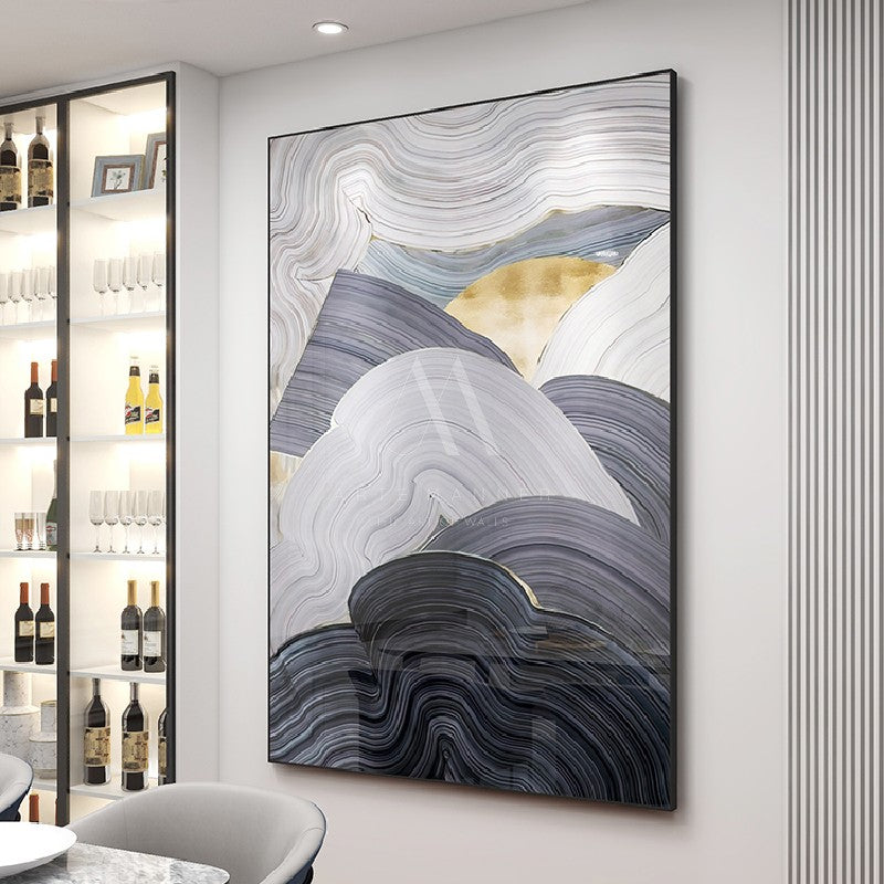 Hypnotic Waves Abstract Wall Art