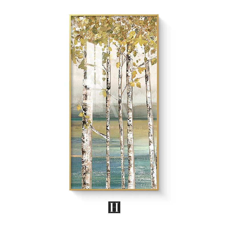 Running from Nature Modern Wall Art