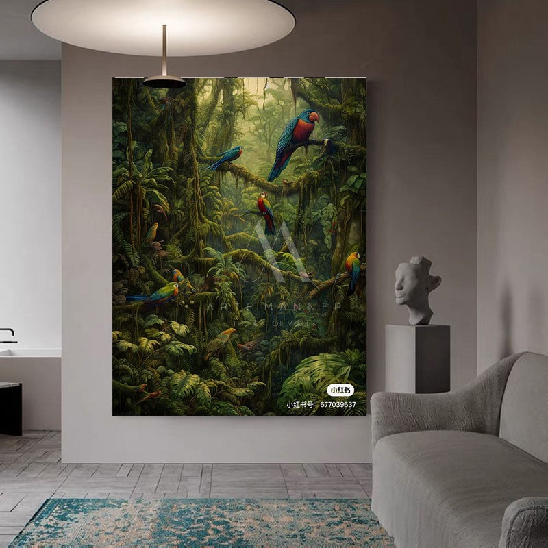 Hidden Sanctuary Modern Wall Art