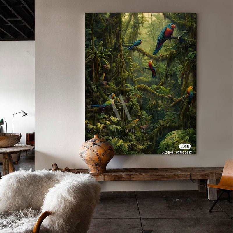 Hidden Sanctuary Modern Wall Art