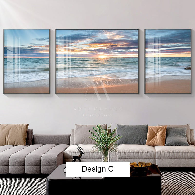 Panoramic Modern Wall Art (Set of 3)