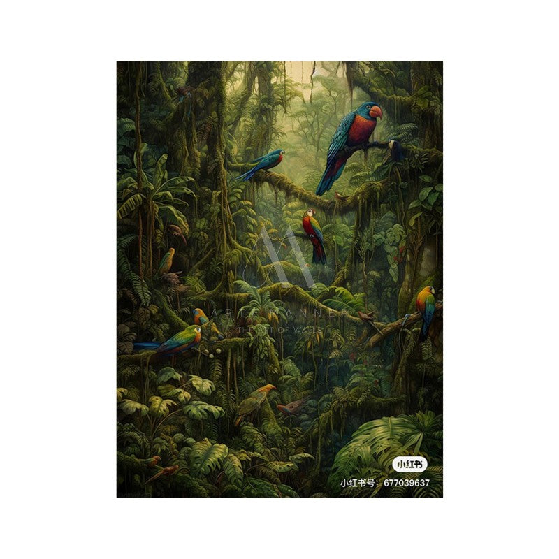 Hidden Sanctuary Modern Wall Art