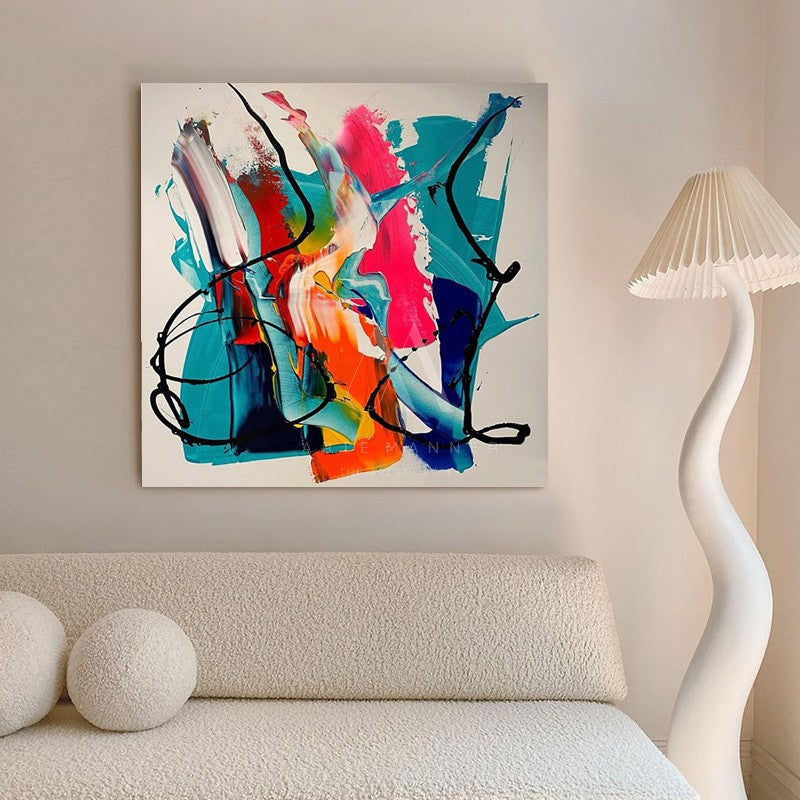 Brazen Modern Abstract Oil Painting