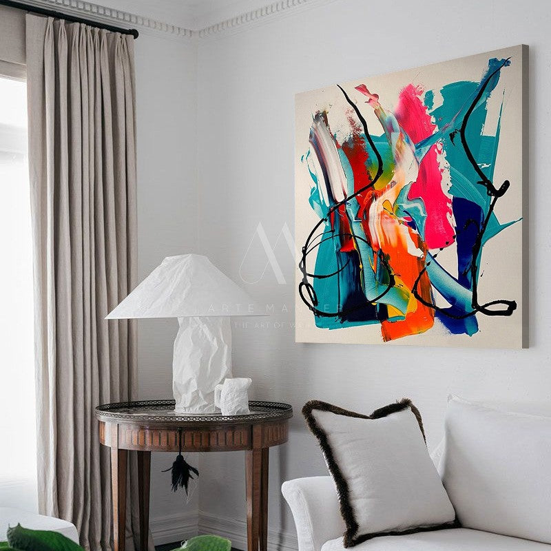 Brazen Modern Abstract Oil Painting