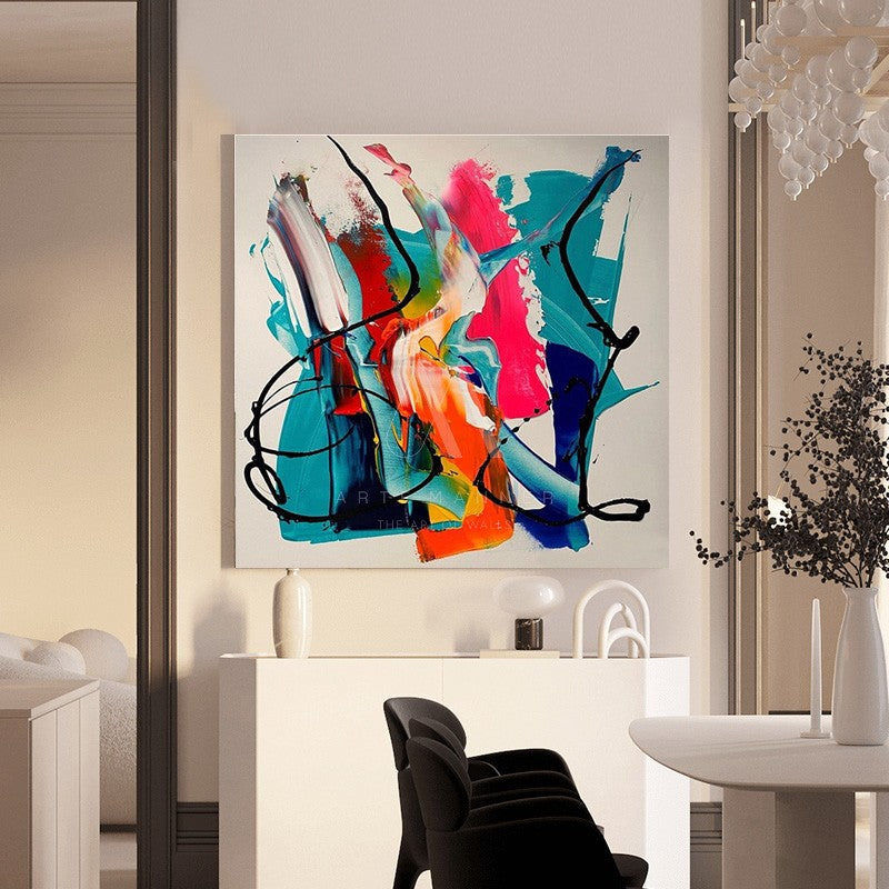 Brazen Modern Abstract Oil Painting