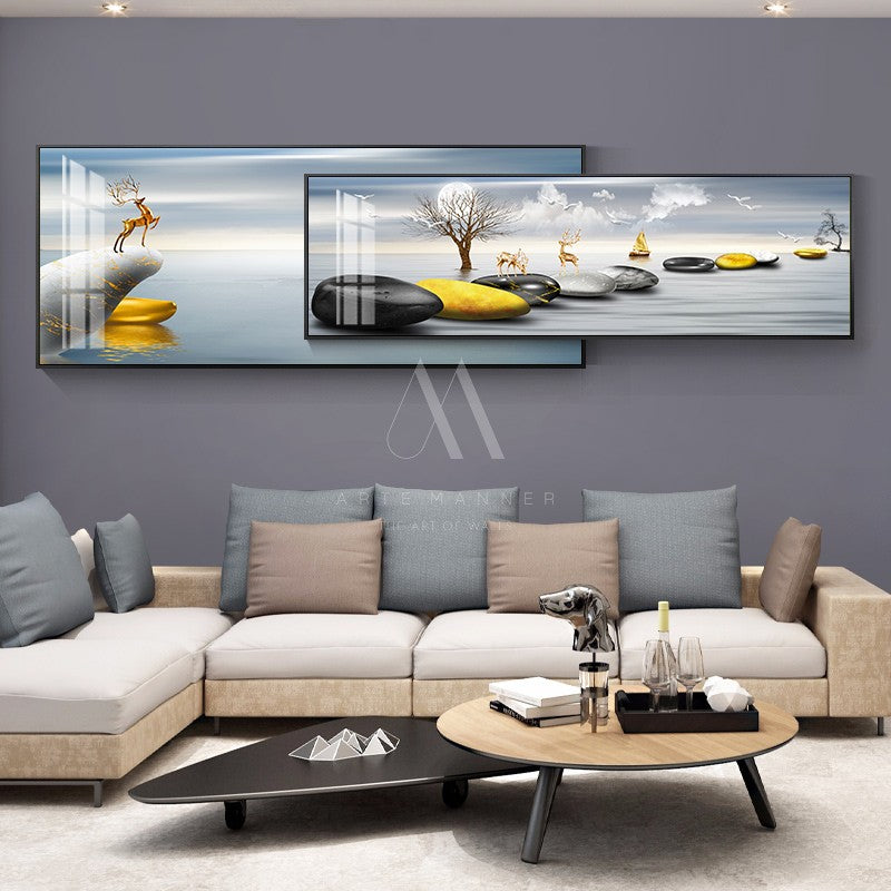 Wandering World Modern Wall Art