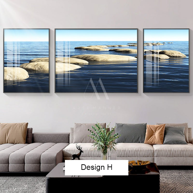 Panoramic Modern Wall Art (Set of 3)