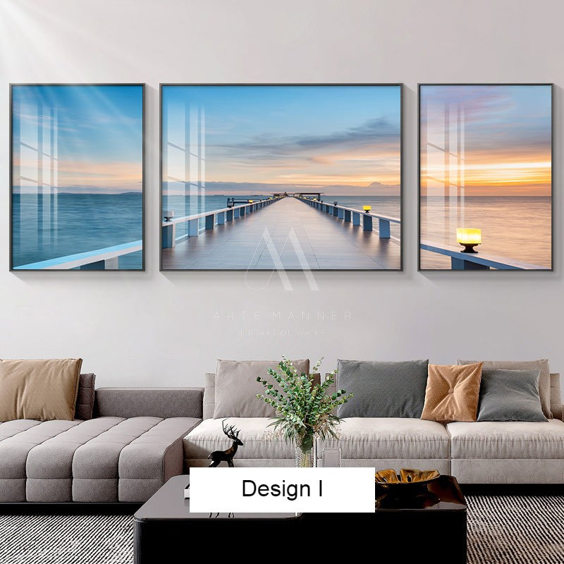Panoramic Modern Wall Art (Set of 3)