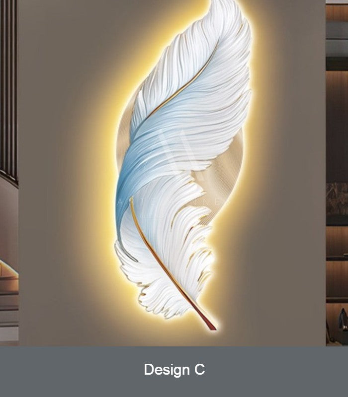 Quill Modern LED Wall Art