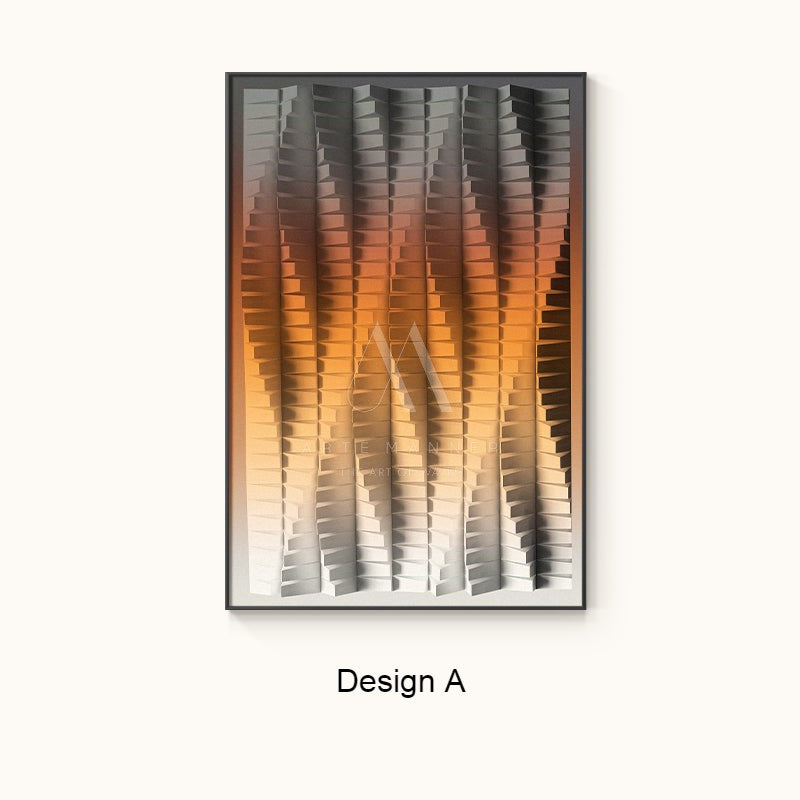 Geometric Heavens Modern 3D Wall Art