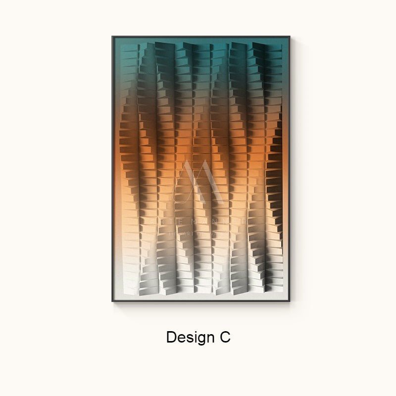 Geometric Heavens Modern 3D Wall Art