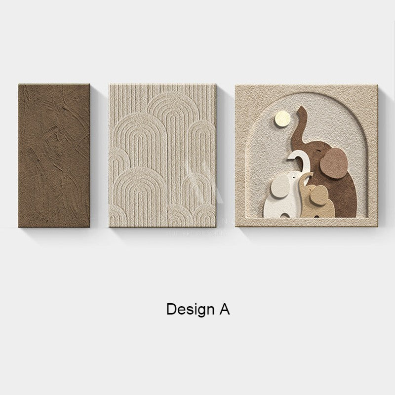 Storge Wabi Sabi Modern Wall Art (Set of 3)