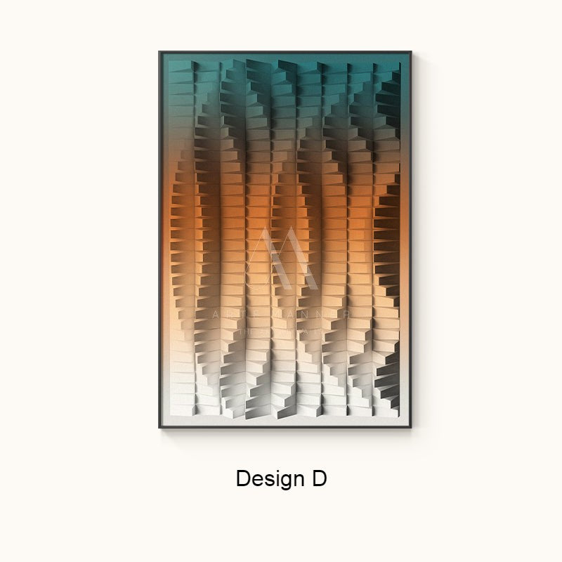 Geometric Heavens Modern 3D Wall Art