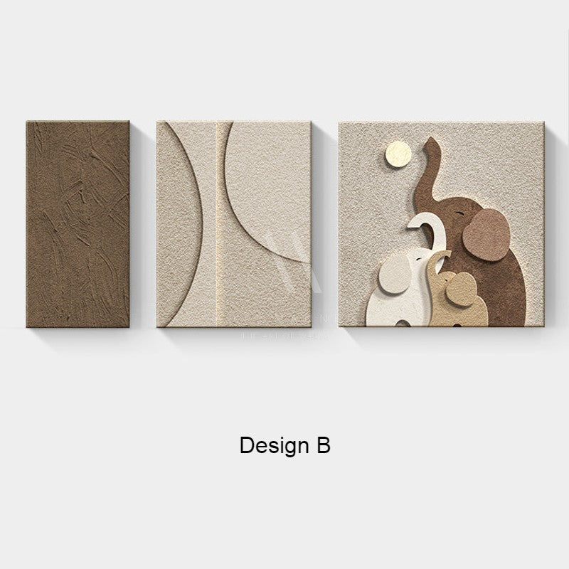 Storge Wabi Sabi Modern Wall Art (Set of 3)