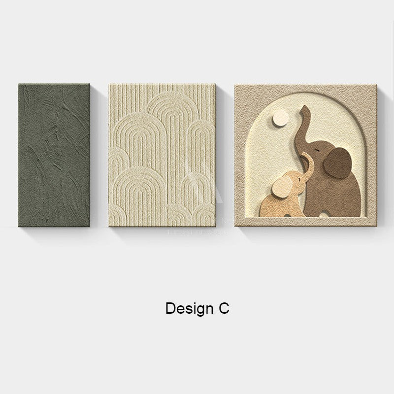 Storge Wabi Sabi Modern Wall Art (Set of 3)