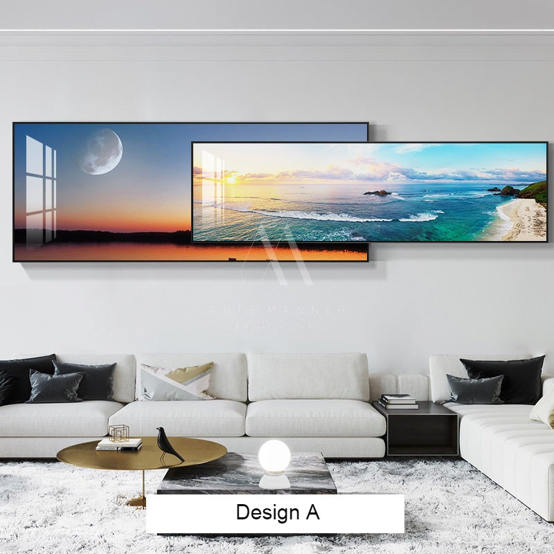 Living with the Ocean Modern Nature Wall Art