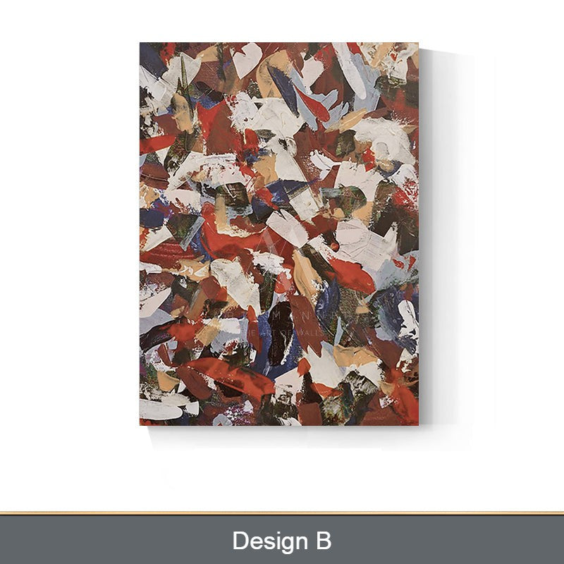 Frantic Fantasy Modern Abstract Oil Painting