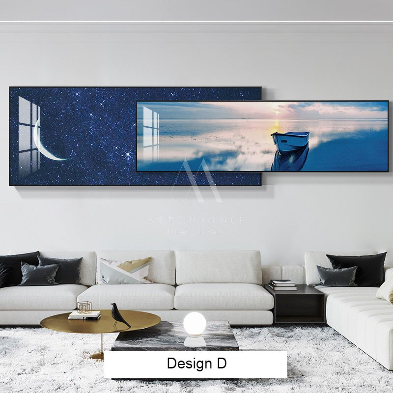 Living with the Ocean Modern Nature Wall Art