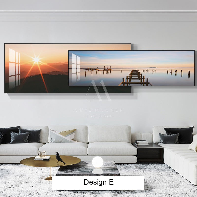 Living with the Ocean Modern Nature Wall Art