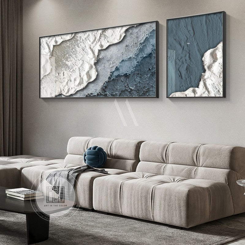 Afloat Modern Abstract Oil Painting